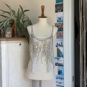 Hollister Sequin and Mesh Tank Top